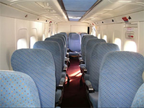 Cabin of the Take Air Dornier 228-550